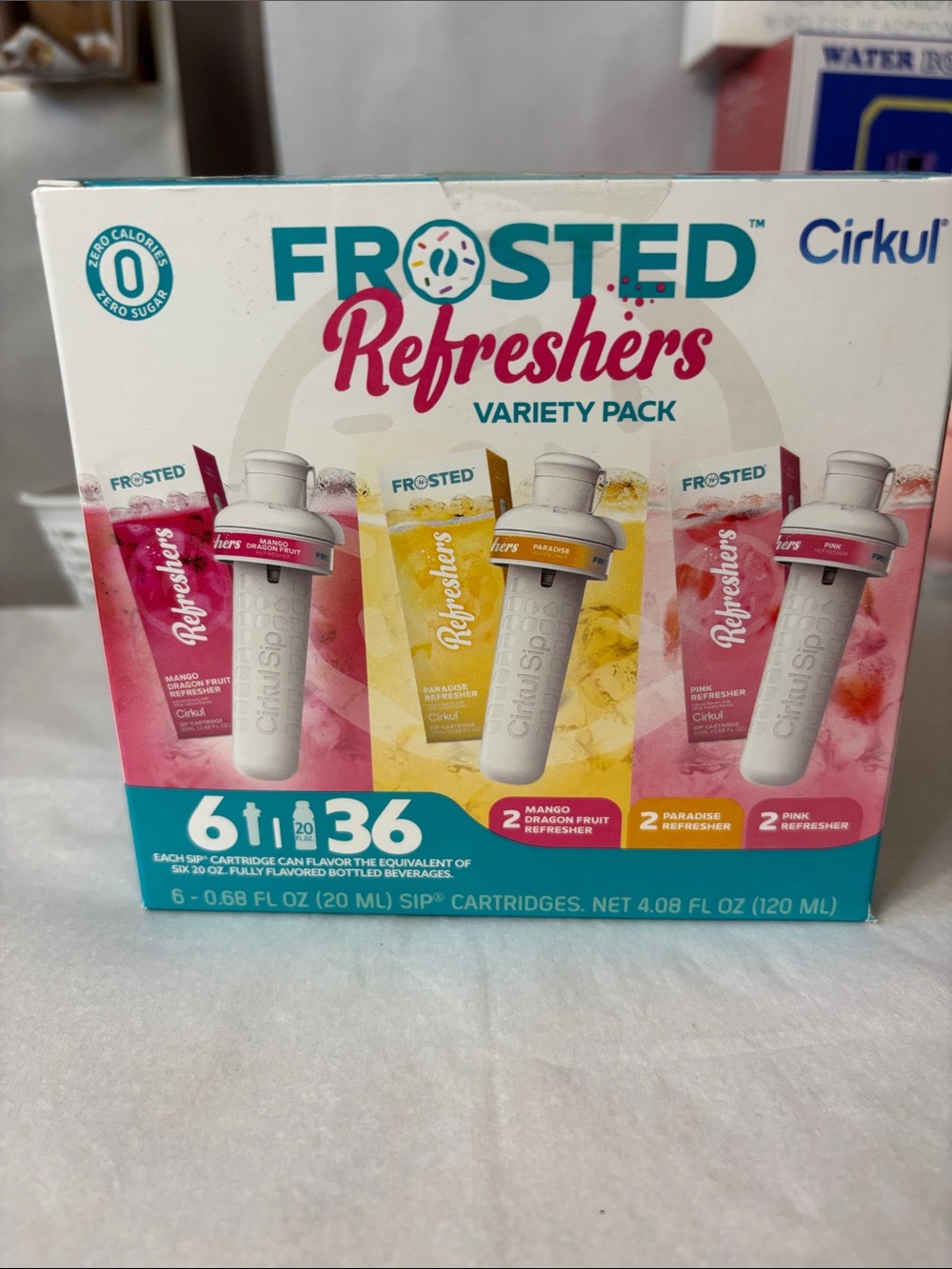 Cirkul Frosted Refreshers Variety Pack - Pink, Yellow, Red